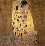 Gustav Klimt The Kiss oil